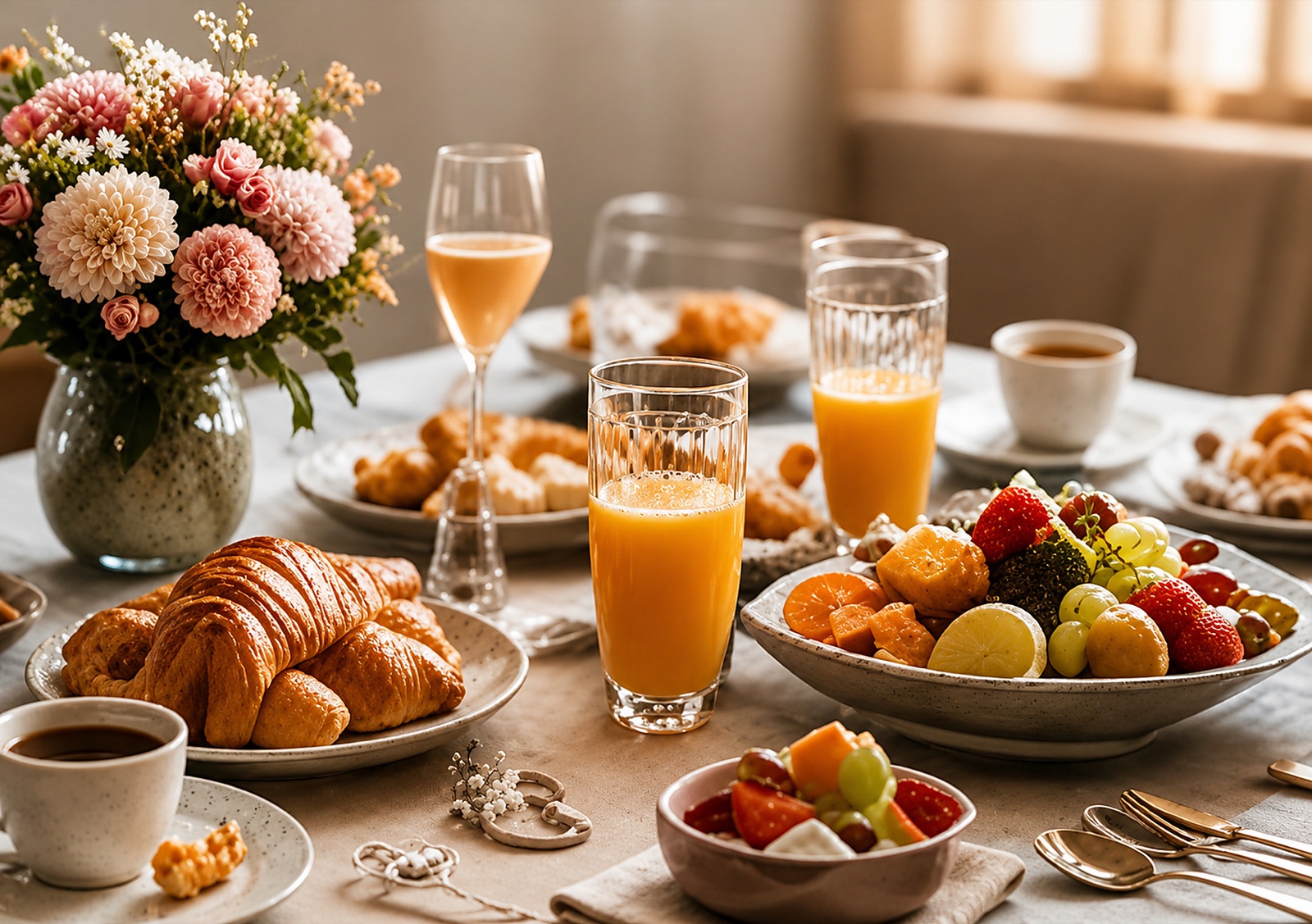 Gemeinsames Frühstück im Rufi’s