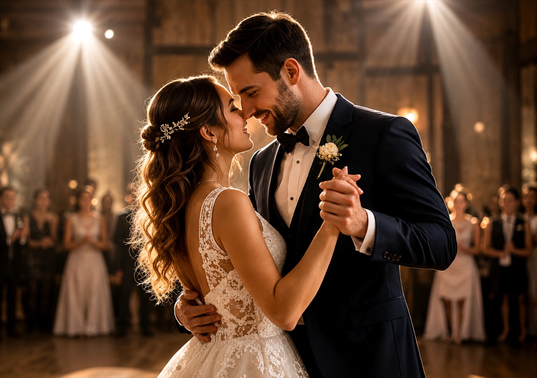 Brautpaar tanzt sicher und entspannt am Hochzeitsabend